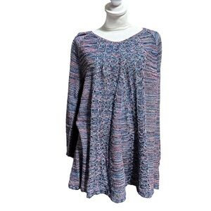 Avenue women's size 18/20 multicolored knit sweater